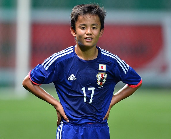 U 16日本代表 飛び級 の久保建英 美fkと角度ゼロからのシュートで2得点 00ジャパンは7発快勝 Theworld ザ ワールド 世界中のサッカーを楽しもう