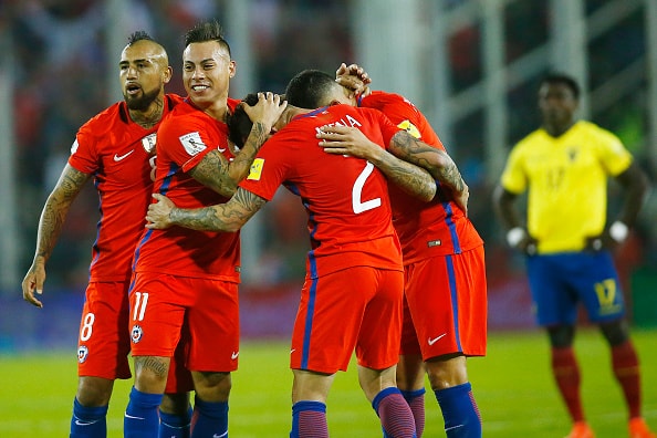 ａ サンチェス 意地の勝ち越し弾 チリがエクアドル撃破で南米予選3位浮上 Theworld ザ ワールド 世界中のサッカーを楽しもう