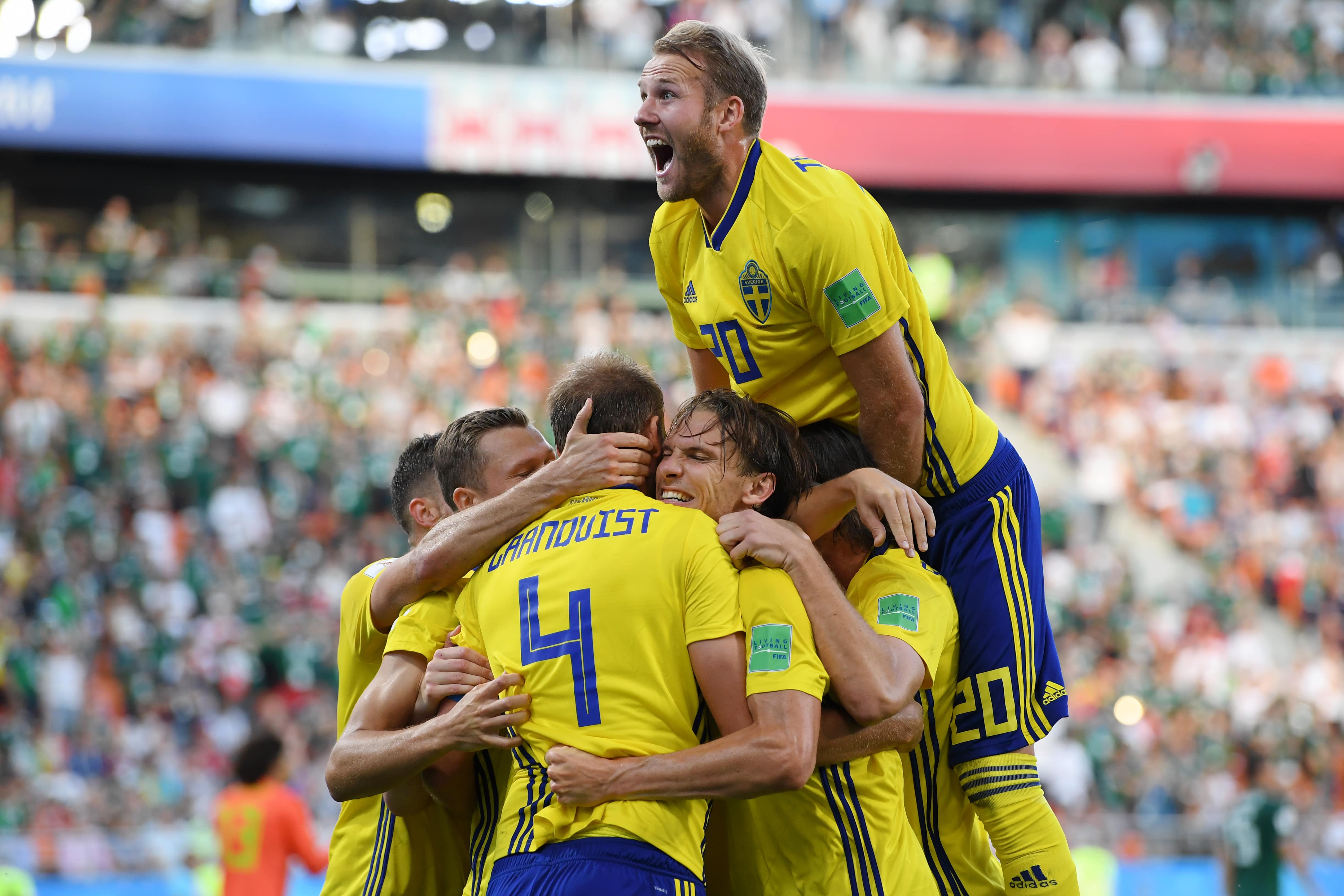 ロシアw杯 42 スウェーデンの堅守が蘇った メキシコ粉砕でgl首位通過 Theworld ザ ワールド 世界中のサッカーを楽しもう