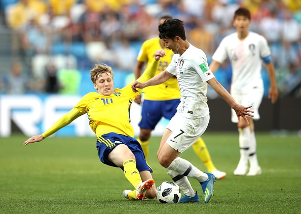 ロシアw杯 12 先行逃げ切りならとにかく強い 韓国との接戦を制したスウェーデン Theworld ザ ワールド 世界中のサッカーを楽しもう