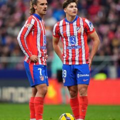 アルバレスをアトレティコに誘ったのはグリーズマン!? 「僕がしつこく誘ったから……」