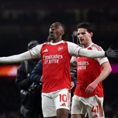 アーセナル、ダービー4発圧勝! エゼのキャリア初ハットトリックで首位独走の勝ち点3