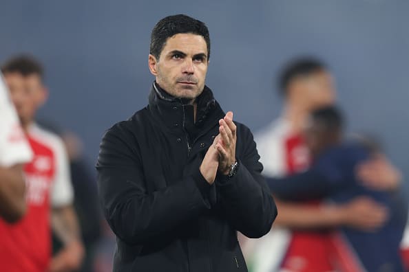 アルテタ監督の表情