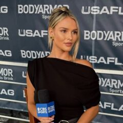CL決勝でピッチ乱入の美女、現在の姿は? 黒の水着で世界を驚かせたキンジー・ウォランスキーの今