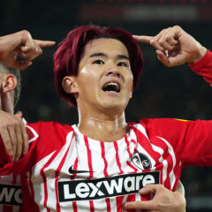 日本代表FW後藤啓介が再び“劇的決勝弾”! 68分からの2ゴールでフライブルクをドイツ杯16強進出へ導く 「これほど決定的な影響を与えられる選手はそう多くない」